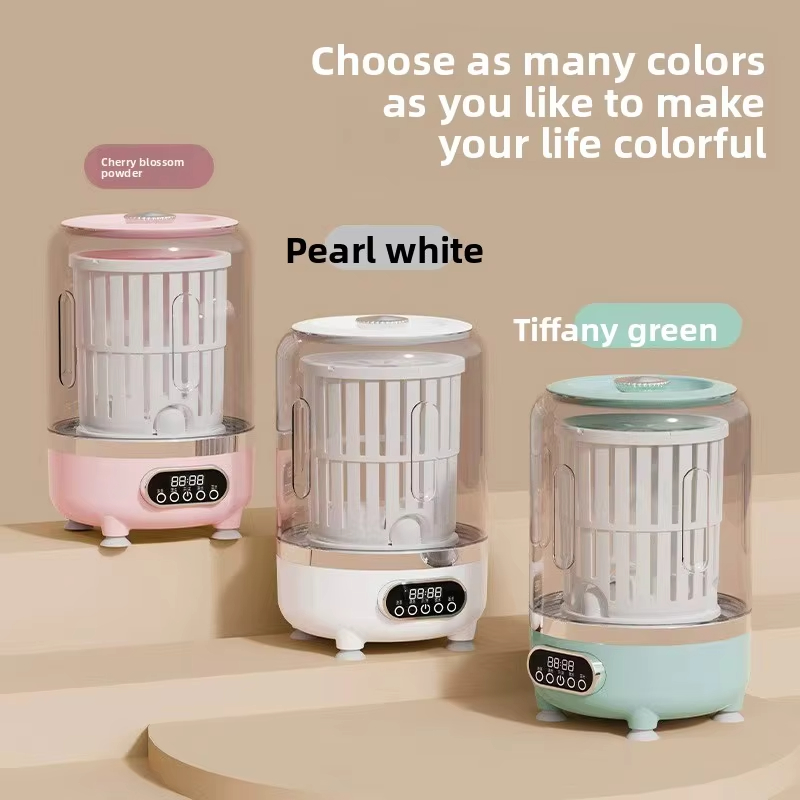 Best-selling Foldable 3L Mini Plastic All-in-One Electric Waterproof Front Loading Washer/Dryer Portable Touchscreen Washing
