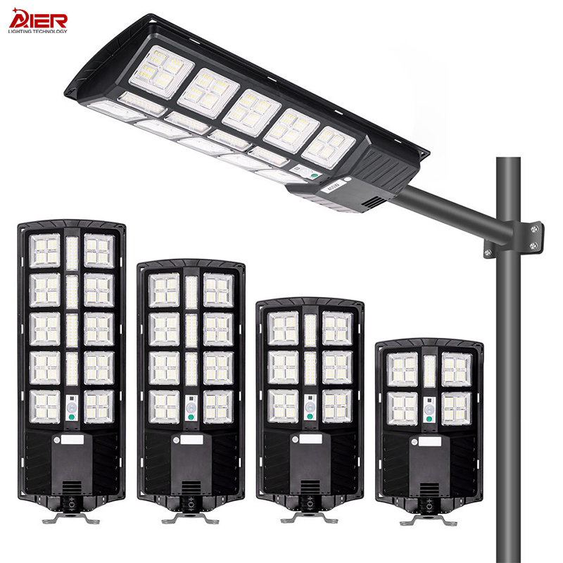 Outdoor Lighting Manufacturer Waterproof Solar Street Lamp Streetlight Intergrated All in One Solar Led Street Light With Panel