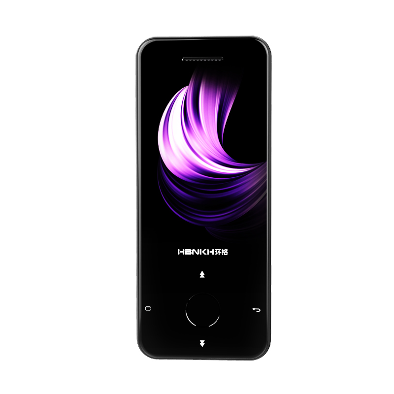 Hbnkh Hot Sale Walkman Mp4 Player 2.4 Inch Screen Touch Button Video Bulit-In Speaker Hifi Mp3 Customizable MP4 Music Player