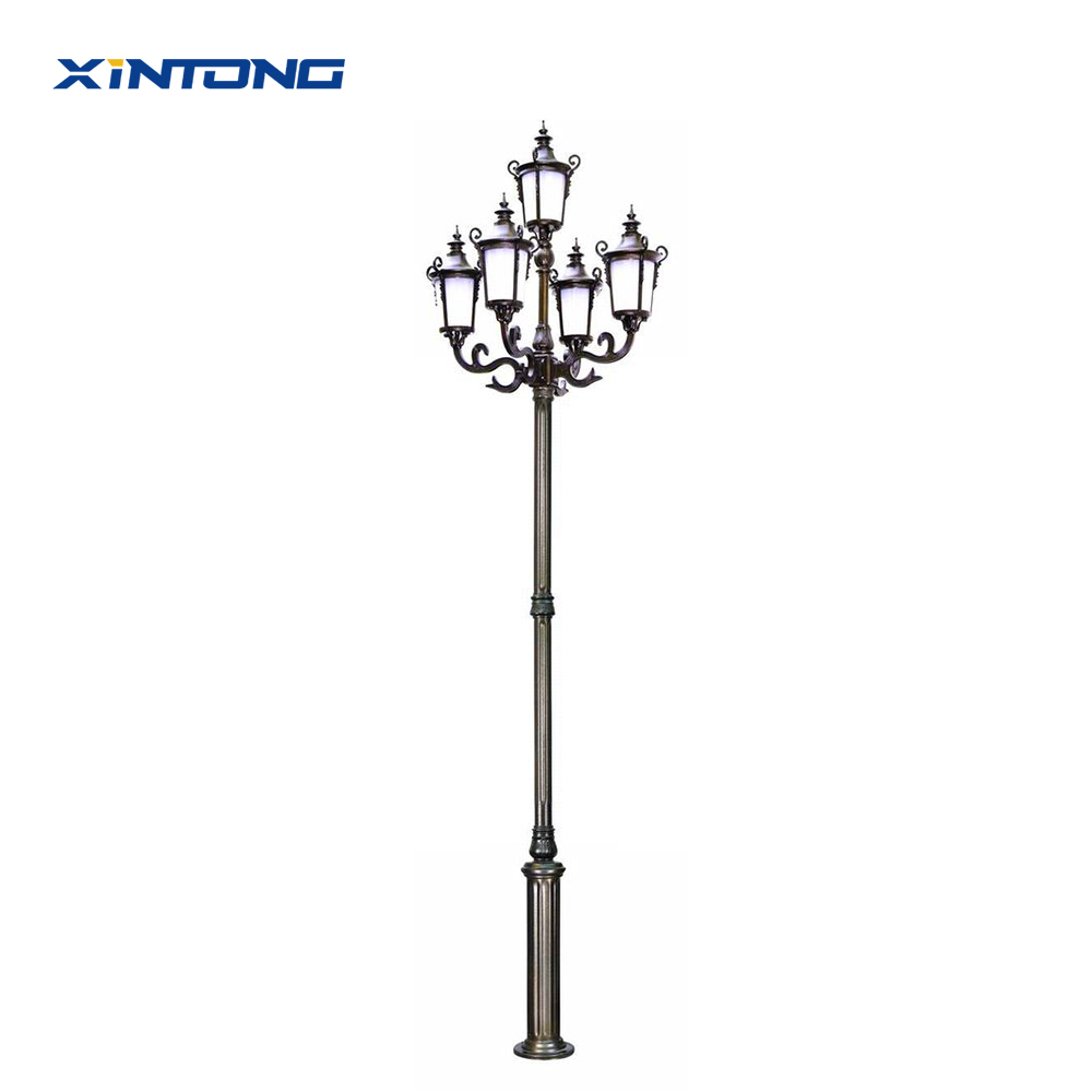 European Retro Garden Lamp 220V Outdoor Waterproof Community Villa Landscape Light E27 Lawn Light for Garden Lighting