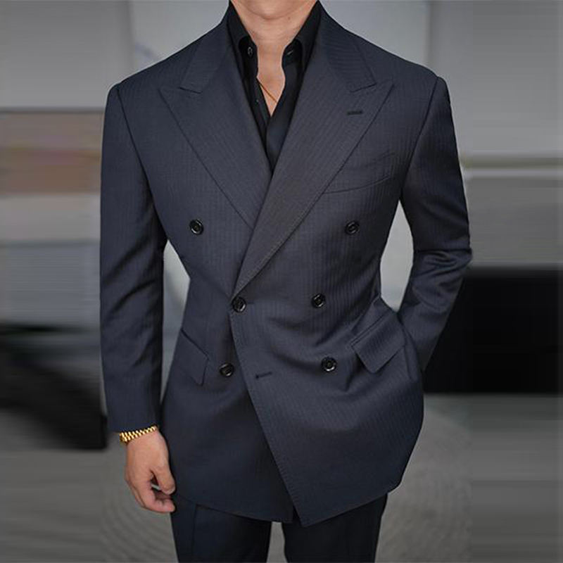 Полосатый Bespoke костюм (Custom Striped Suit)