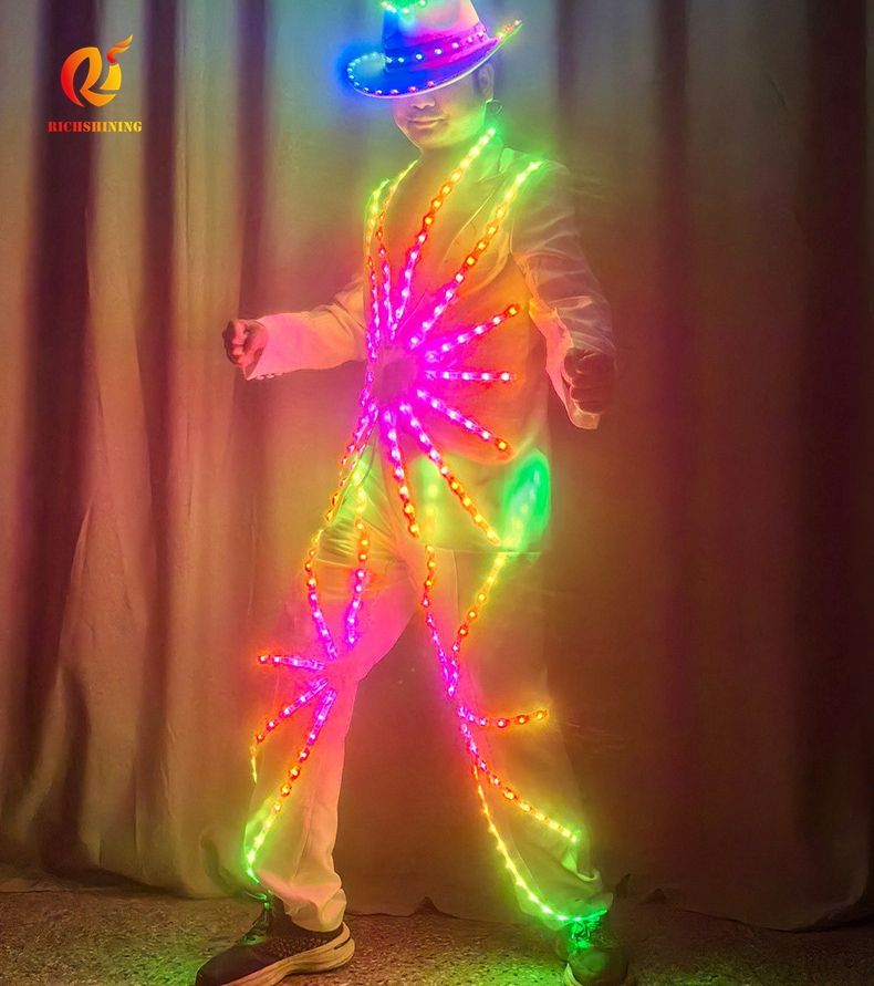 RICHSHINING RGB LED Light Dance Wear