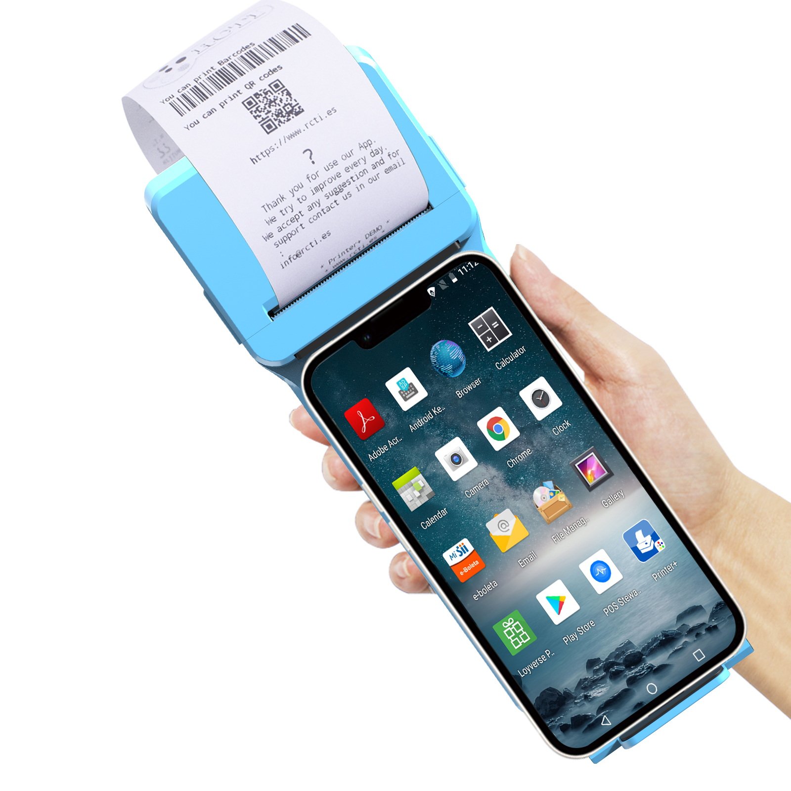 Symcode MJ-Q20 Wireless BT Barcode Scanner Back Clip Attachable to Phone with NFC USB Interface CMOS Light Source in Stock