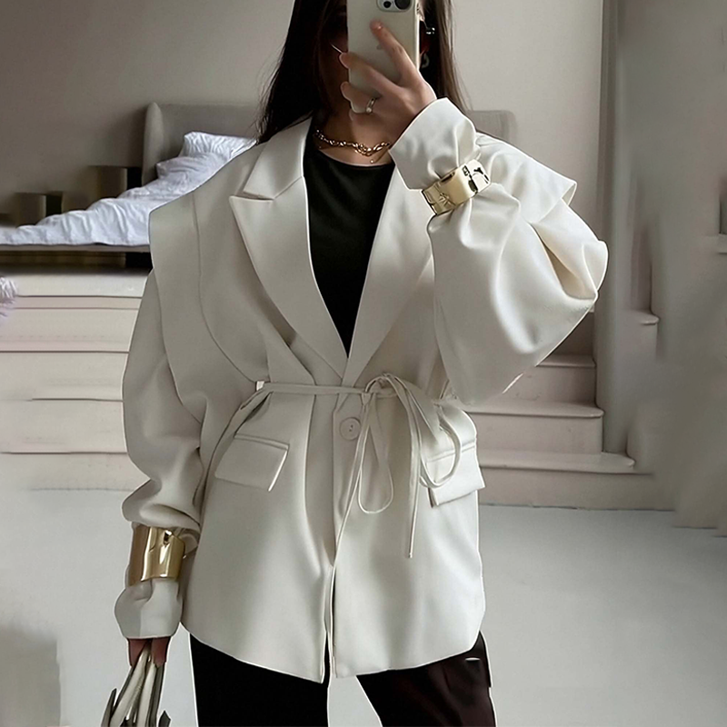 Wholesale Belted Oversized Luxury
