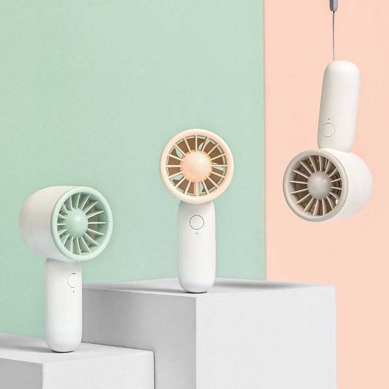 2025Stylish New ABS Standing Noise Reduction and Energy Saving Long-Lasting Durable Electric Personal Handheld Mini Portable Fan