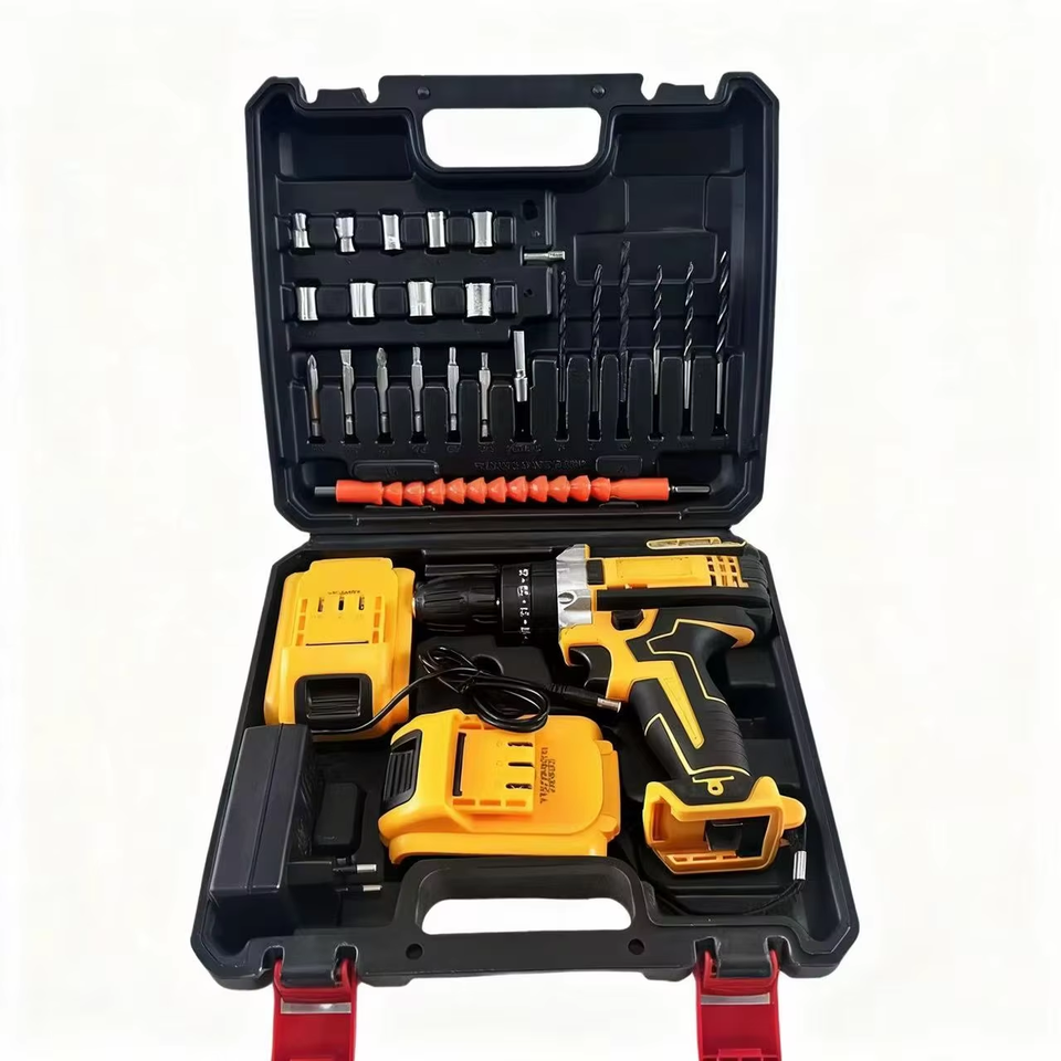 Комплект аккумуляторной ударной дрели 21В (Lithium-Ion)