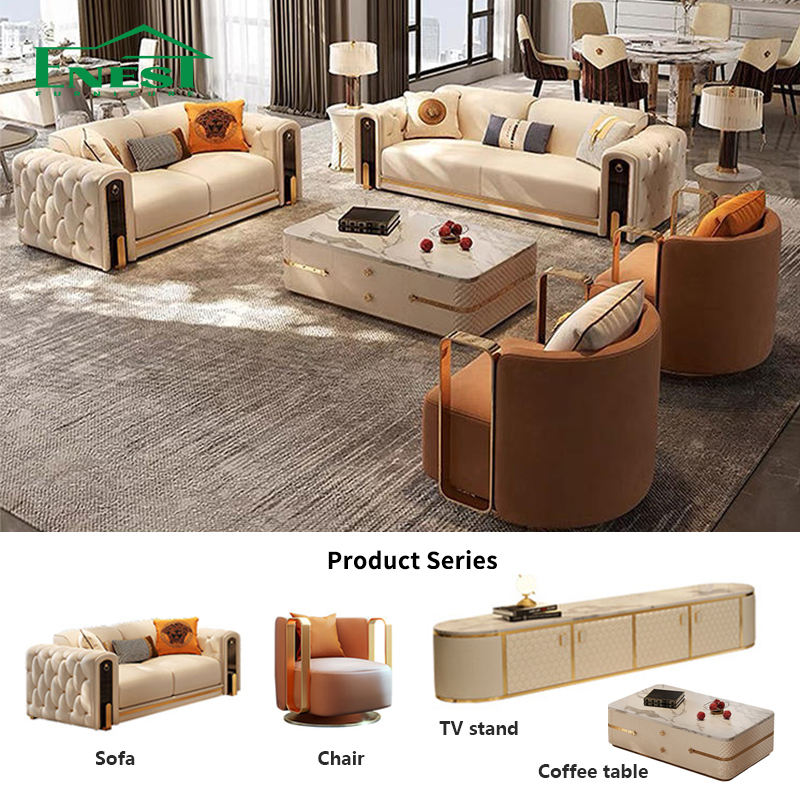 Диван на каркасе из массива дерева Luxury Couch