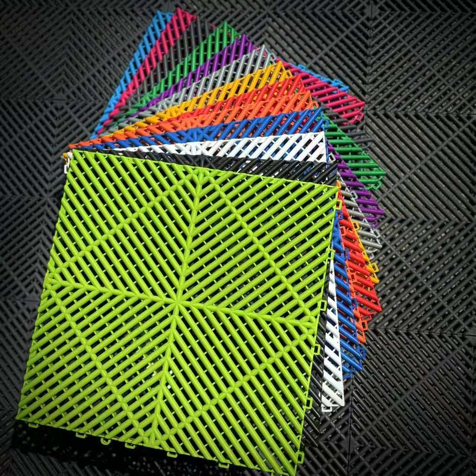Модульная плитка для гаража 380G (Interlocking)