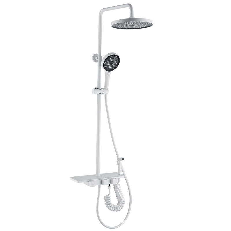 Белая настенная душевая система (White Shower Set)