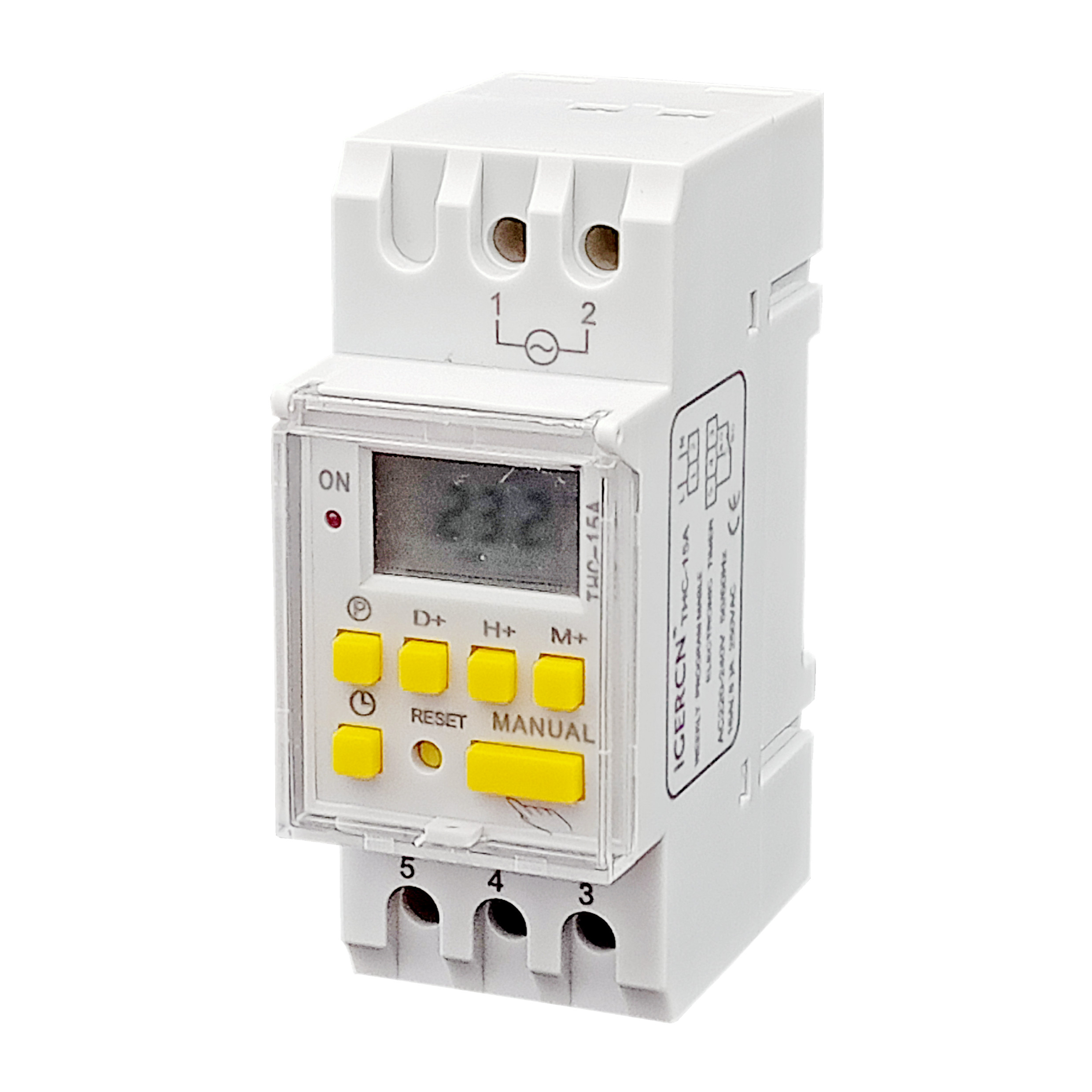 THC-15A Series 12VDC 16A Microcomputer Electric Control Auto Switch 24-hour 7-day Time Control Relay with High Current Capacity
