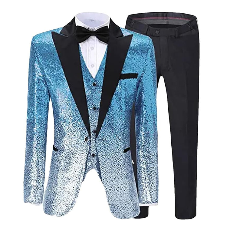 Смокинг с пайетками Custom (Sequin Men's Suits)