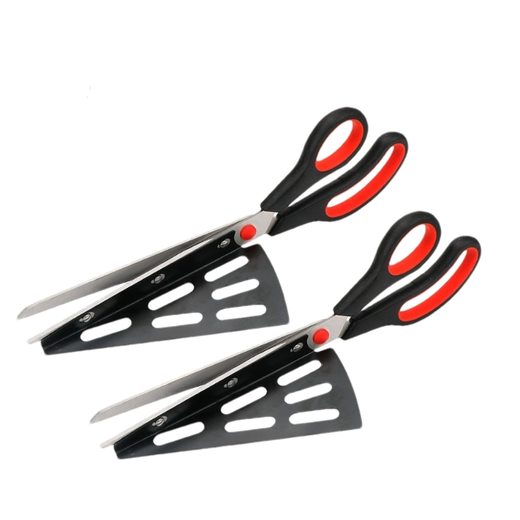 Heavy Duty Multifunction Kitchen Utensils Stainless Steel Pizza Cutter and Scissors