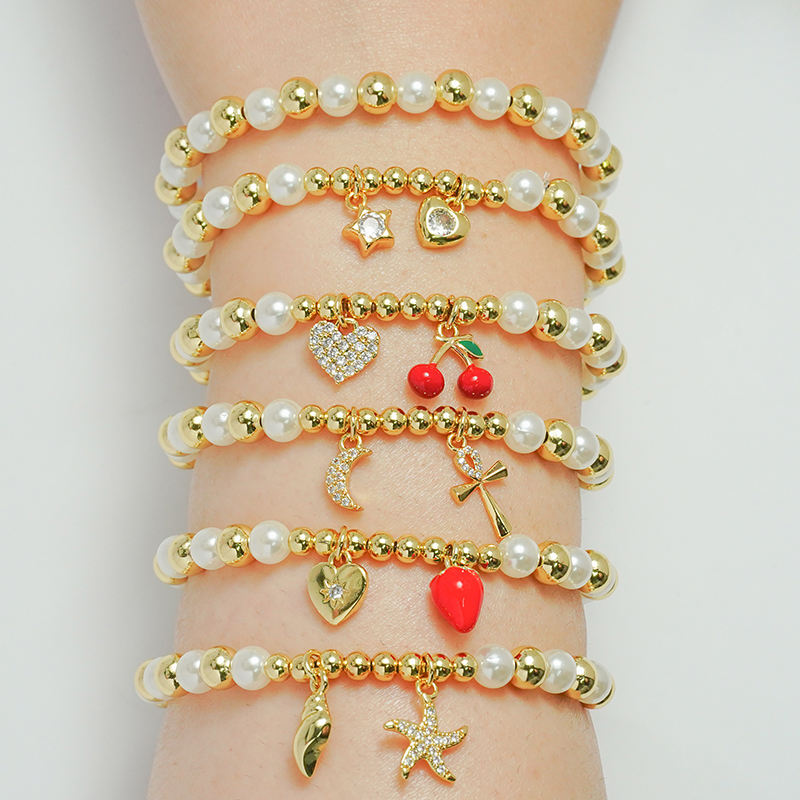 Регулируемый браслет-струна 18K