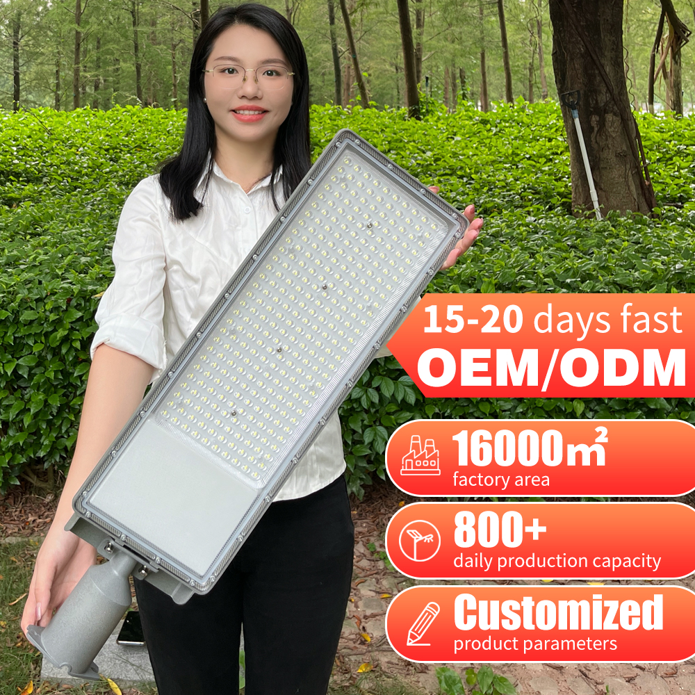 High Power Street Lights Outdoor IP65 Waterproof Aluminum StreetLights 50w 100w 150w 200w LED Street Lighting