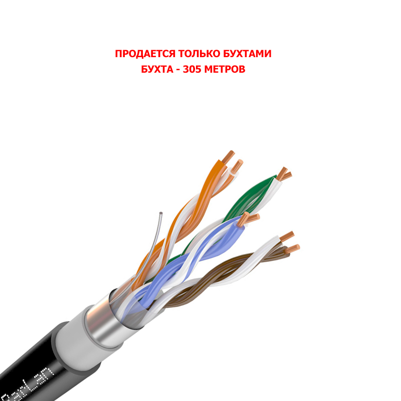 Паритет Parlan F/UTP Cat 5e 4х2х0,52 PVC/PE кабель (провод)