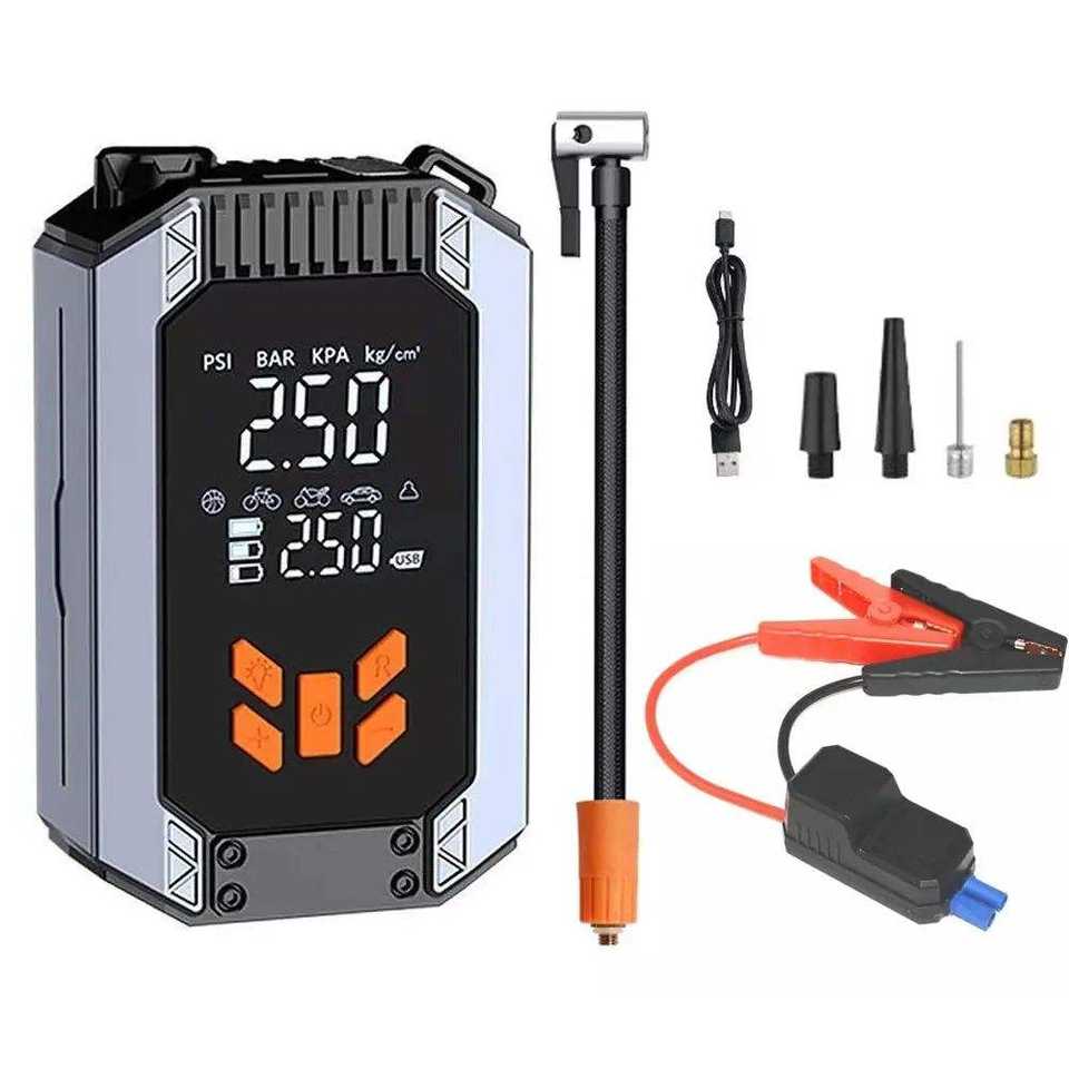 Компактный пусковой бустер (1000A, 8000mAh)