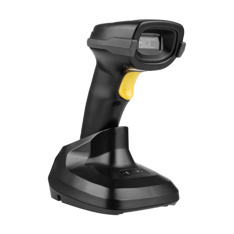 1D 2D Handheld Wireless BT USB Wired Barcode Reader Reversed Datamatrix Dot Code Barcode Scanner for Android IOS Windows System