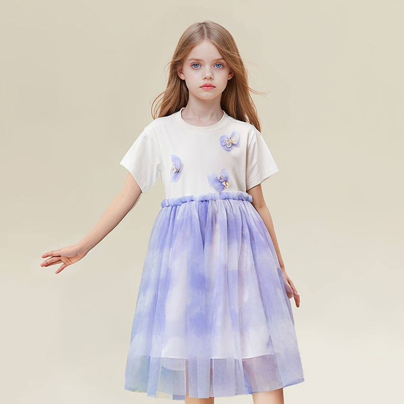 Топ 3D Flower Decor (Short Sleeve)