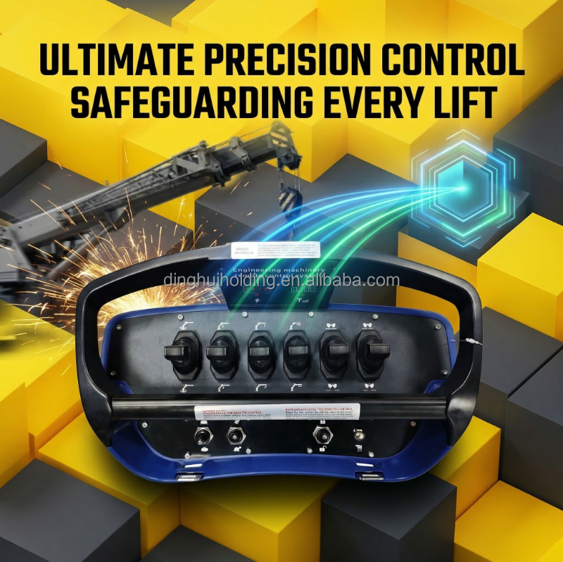 Remote Controls 6 Ways Joysticks High Quality Waterproof IP68 CE FCC Wireless Proportional Remote Controller