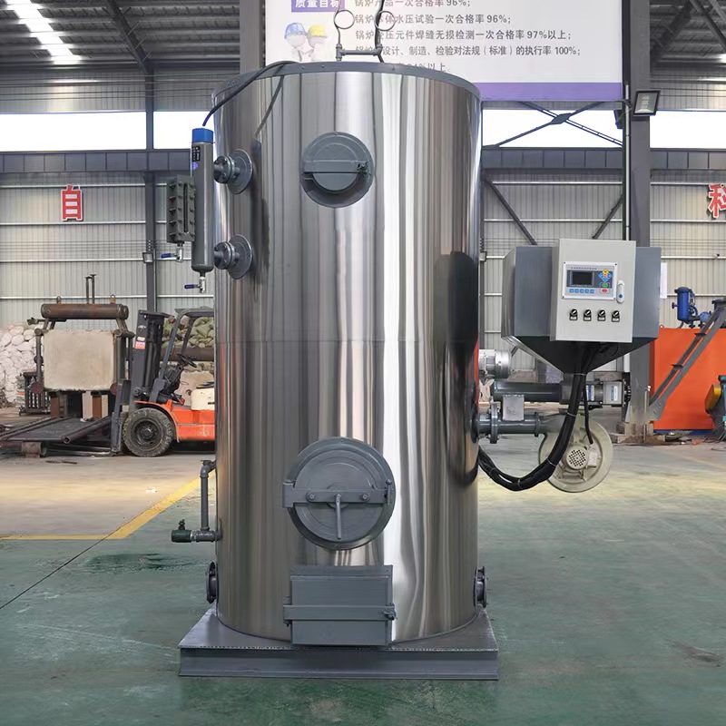 Vertical Automatic Small 500kg/h High Efficiency CE Certified Combustion Biomass Steam Generator for Food Processing Industry