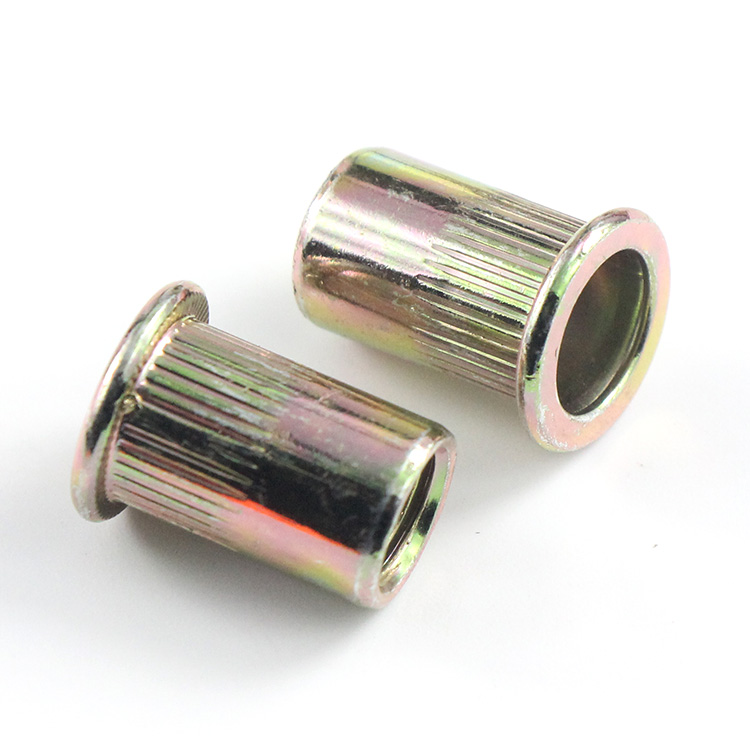 Factory Supply Wholesale Round Body Rivet Nut M5 Through Hole Nsert Nutsert Stainless Steel Aluminum Rivet Nut