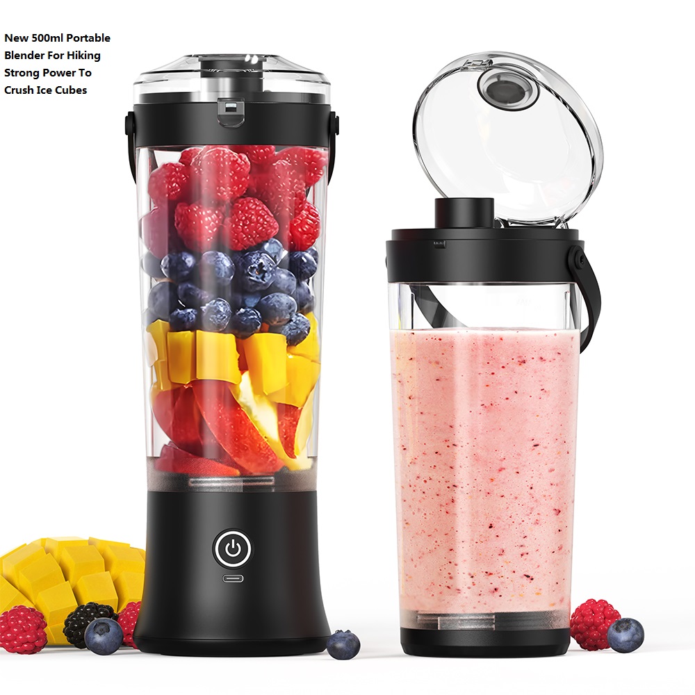 Factory New Design Portable Usb  C Blender Cup Portable Juicer for Home Outdoor Use 500ML Potable Blender