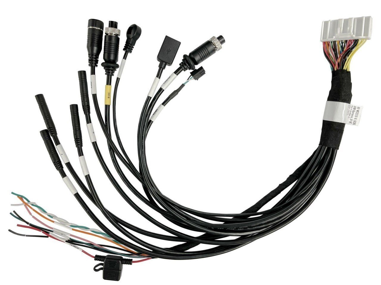 Hikvision AE-MCE21X-0.5C08 (AVM Harness B) кабель для подключения автомобильных регистраторов