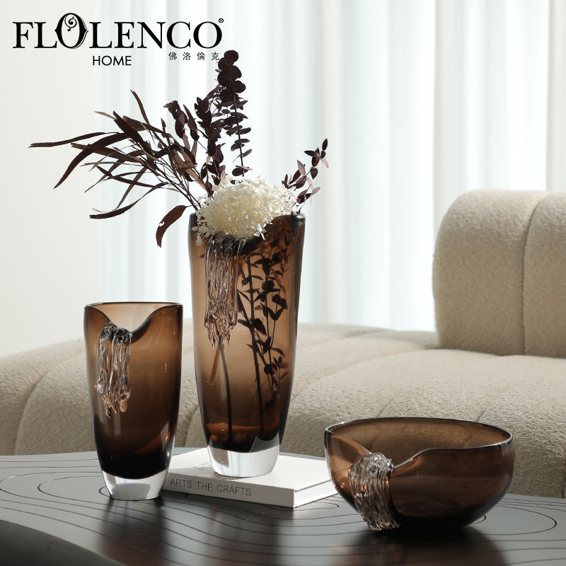 Роскошная высокая ваза Flolenco (Nordic Luxury)