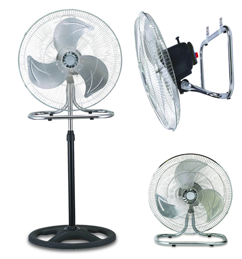Factory Direct Sell 3 Gear Switch Plastic Part Industrial Fans 3 in 1 Stand Fan Oscillating Pedestal Standing Fan