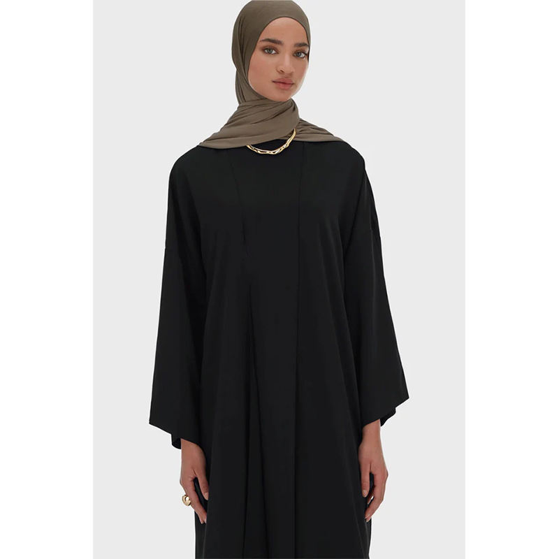 Traditional Muslim Clothing Set Elegant Open