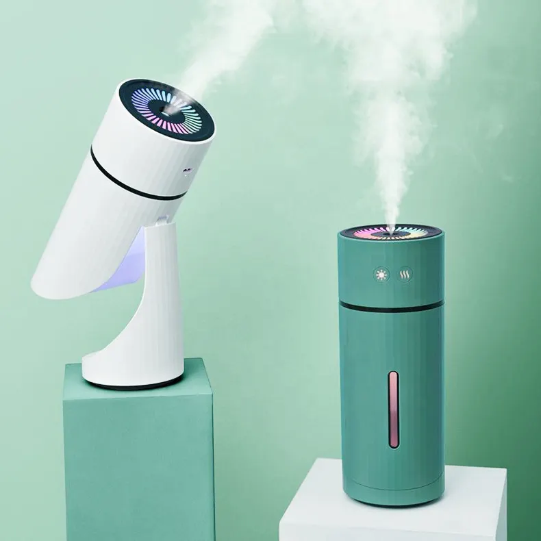 IMYCOO Hot Selling Portable USB Mini Air Ultrasonic Humidifier Custom Logo Rechargeable Desktop Car Humidifier With Led Light