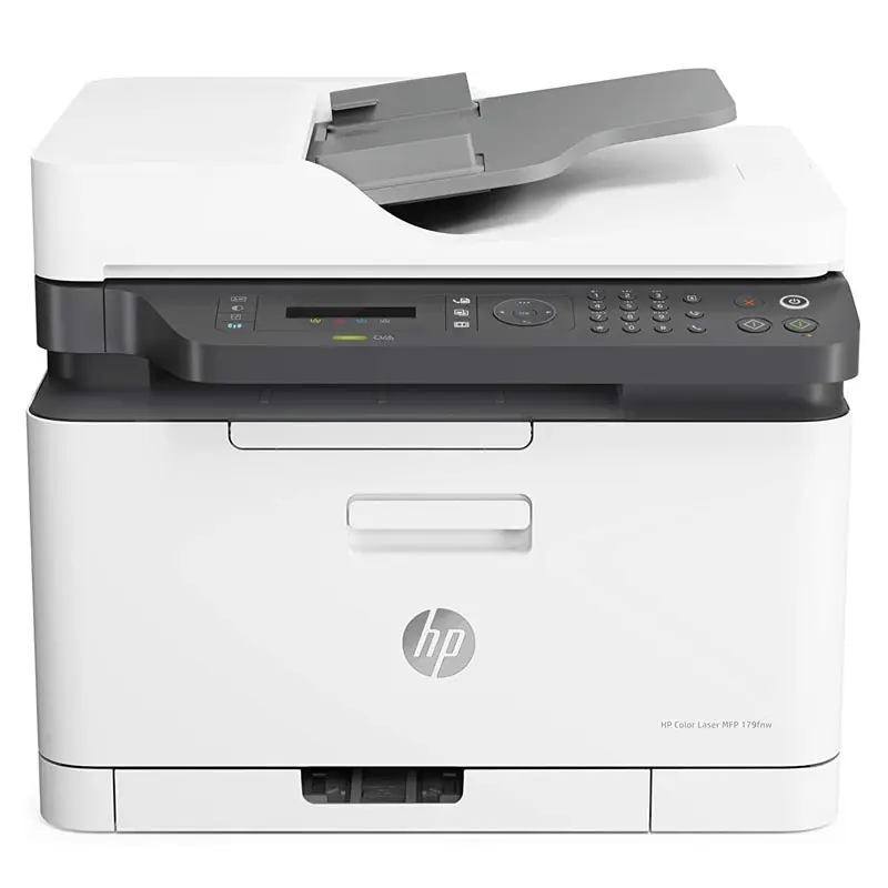 ForHP Color Laser 179fnw Wireless All in One Laser Printer with Mobile Printing & Built-in Ethernet, Works with Alexa (4ZB97A)