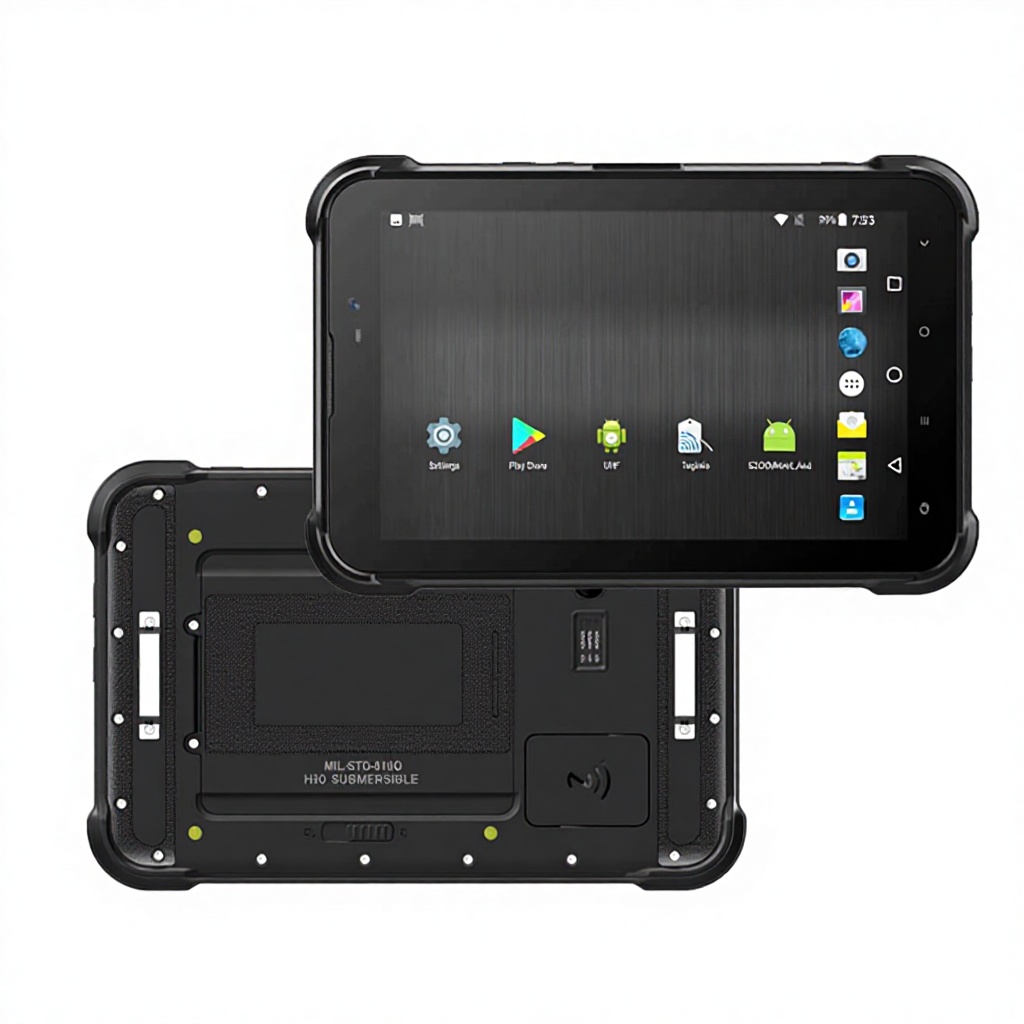 Rugged Octa Core New Industrial Android Tablet PC 8" Touch Screen IP67 4G/NFC 8000mAh Barcode Scanner