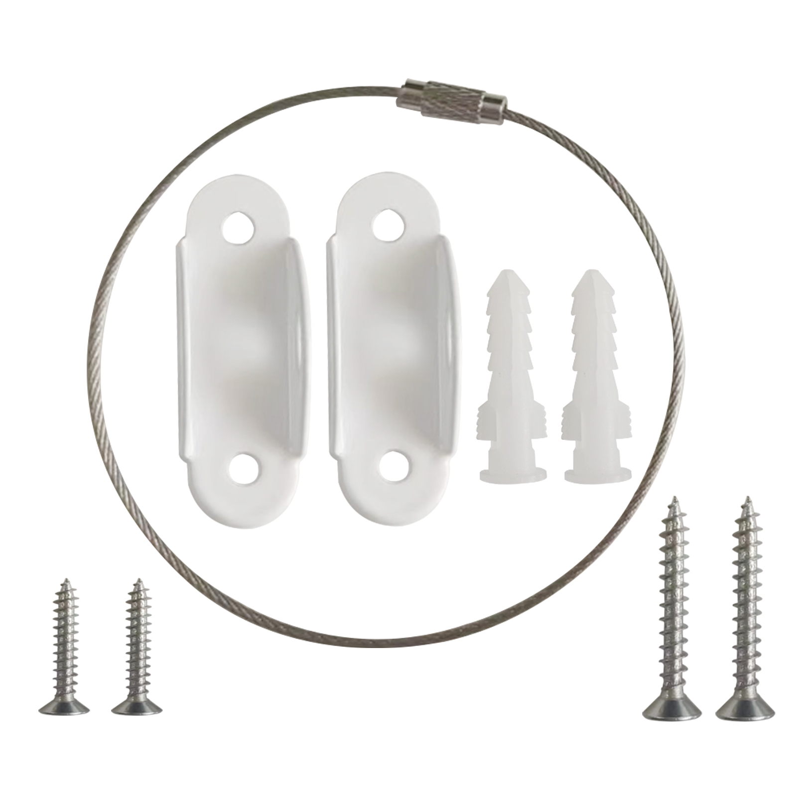 Wholesale Firm Secure Anti Tip Furniture Anchors for Baby Proofing Dresser Wall Safety Anchor Furniture Fasteners to Wall