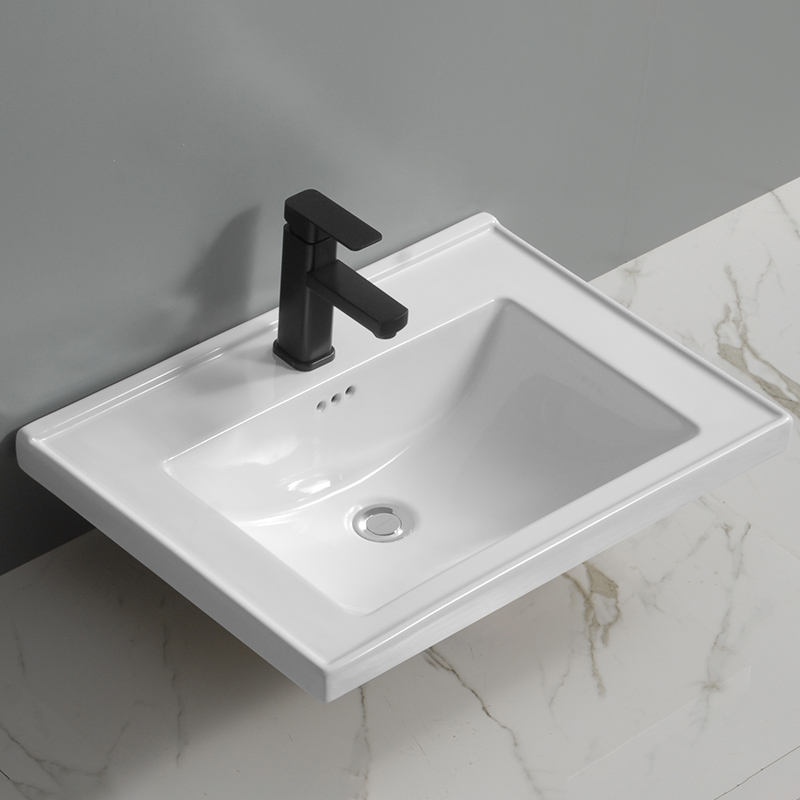 Белая раковина-сосуд для столешницы (Countertop Vessel)