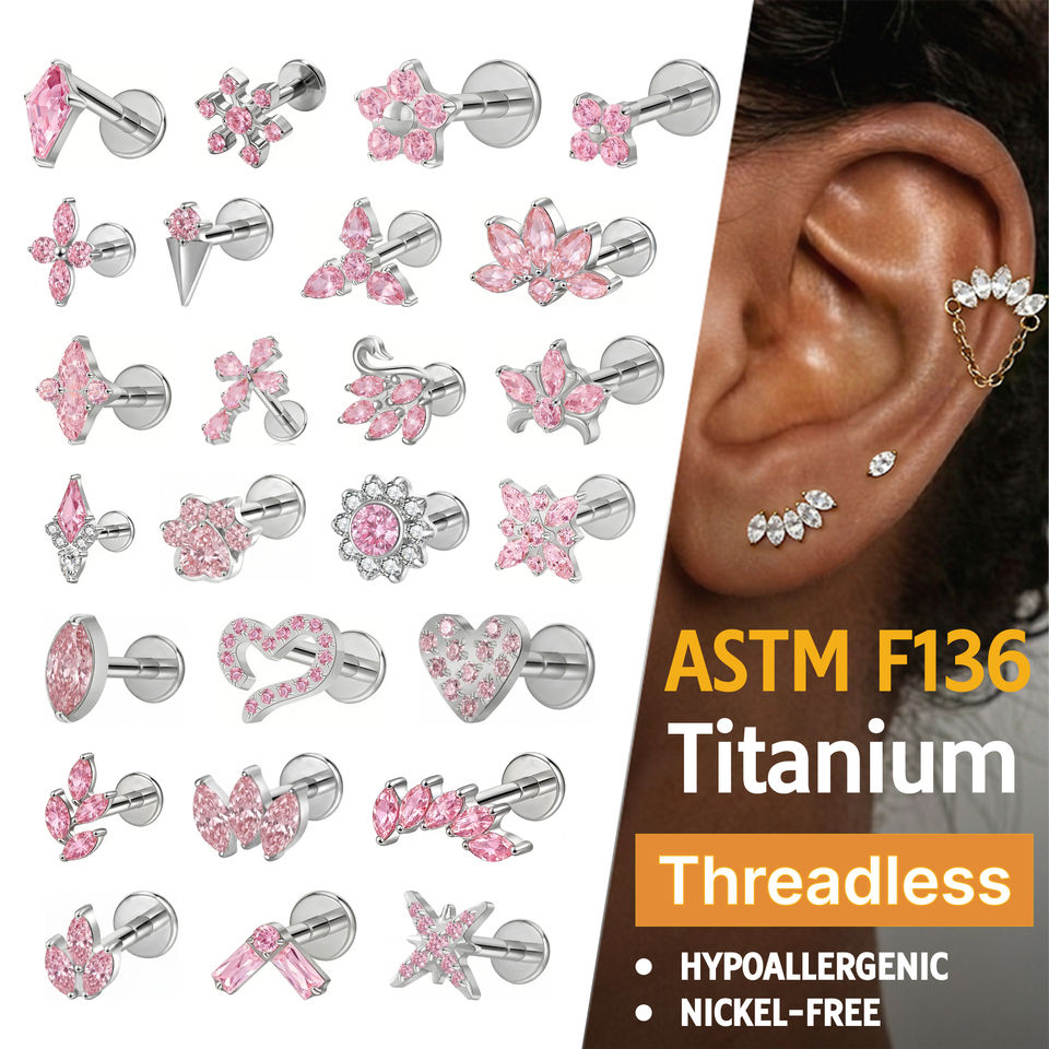 Лабрет JIAXIN (Implant Grade Titanium)