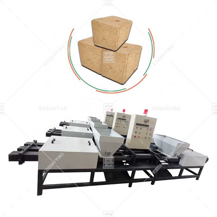 Automatic Sawdust Wood Log Extruder Compress Machine Wood Pallet Block Making Machine Wood Palets for Block Machine