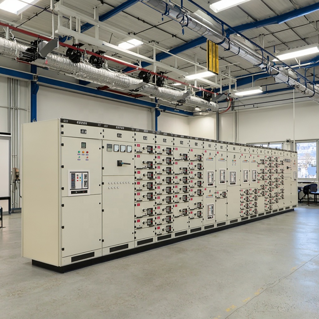 Electrical Panels Power Distribution Equipment 12KV Low Voltage Switchgear IP65 Rated IEC60076 GGD Model