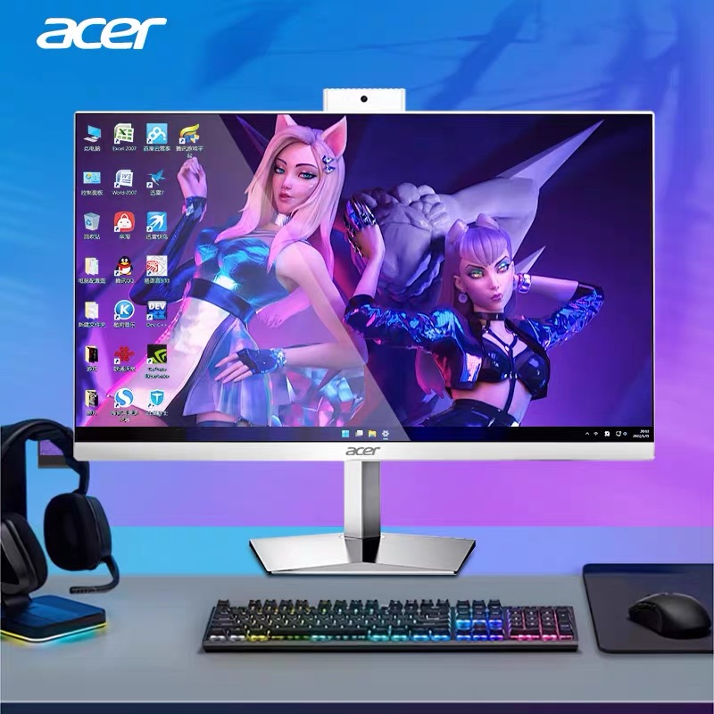 acer Lcd 27 Inch Core I7 Allinone All in 1 Pc Ssd Ddr4 All in One Pc acer Aio for Design Gaming