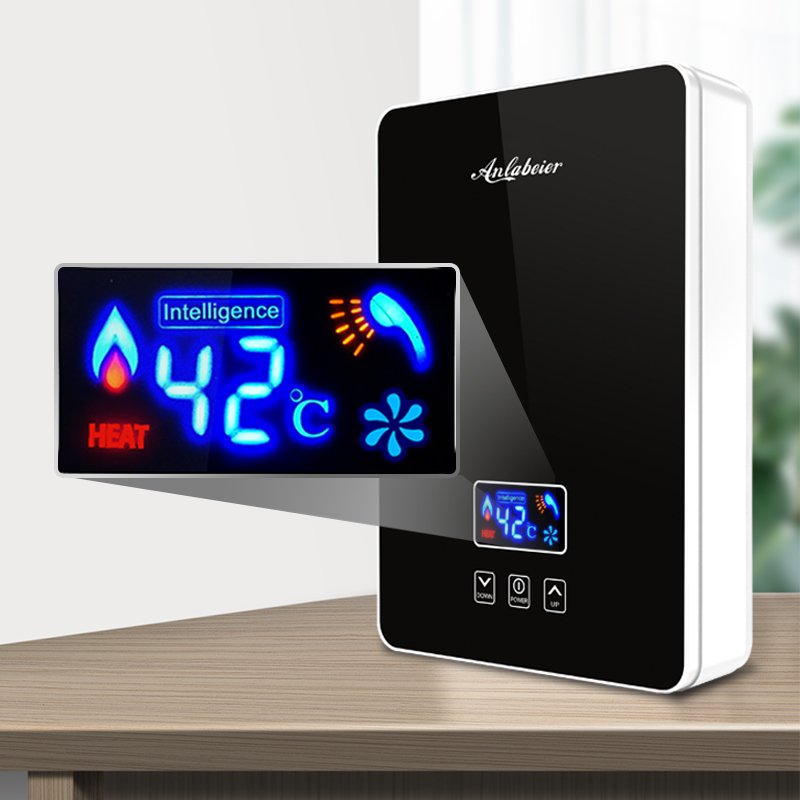 Electric Tankless Water Heater Instant-On Demand Hot Water Aquecedor for Household Use and Hotels