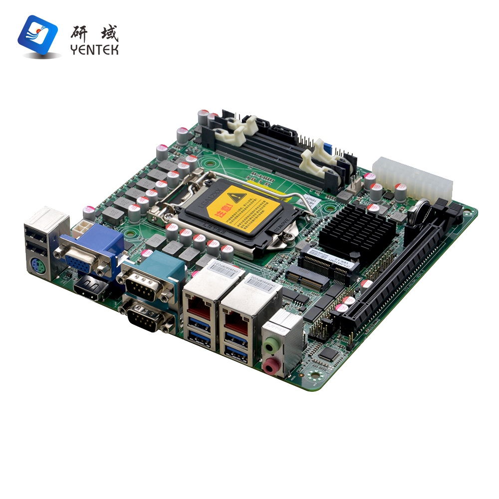 New Motherboard Intel H510 LGA1200 10/11th Gen Core I3/i5/i7 2 DDR4 128GB SATA VGA HD PCIe3.0X16 2 LAN 2 COM Mini-ITX Industrial