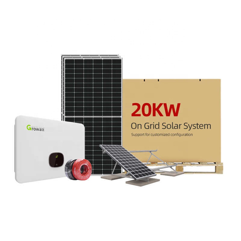 Made in China Wholesale Solar System 10KW 12KW 15KW 20KW Energy Ongrid Solar Panels Home Kit