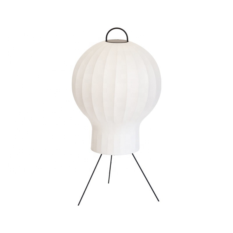 Modern Cream Minimalist Balloon Floor Lamp Simple Design Iron Body E27 Base LED for Living Room Sofa Bedroom Villa Home Decor