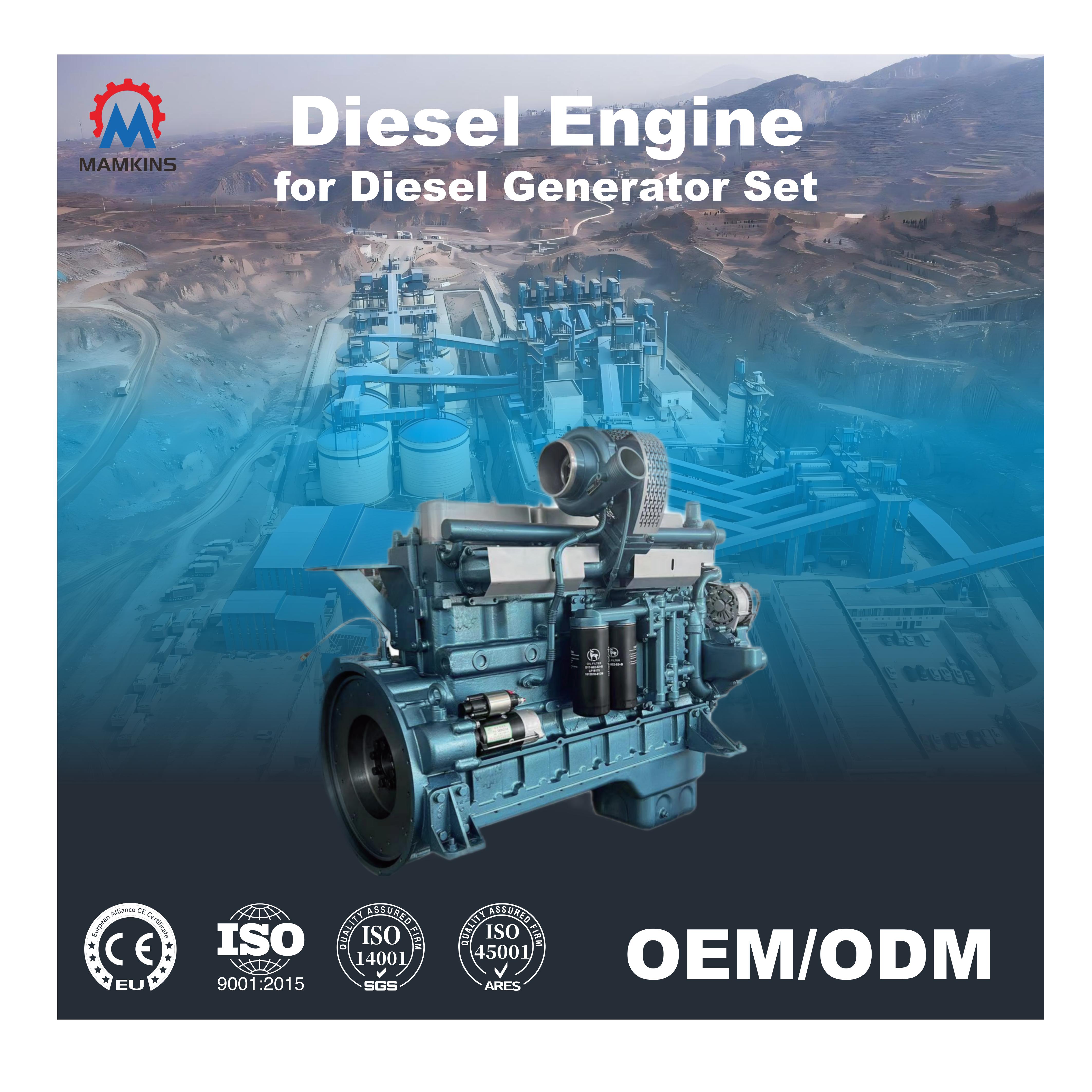 Wholesale 308KW 330KW 375KW 430KW 450KW 475KW 510KW 3-Phase Complete Diesel Engine Assembly for Hospital Hotel Emergency Power