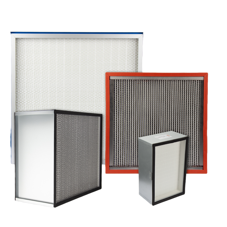 H13 H14 Heat Resistant HVAC Air Industry HEPA Filter Stainless Steel Frame 99.99% Efficiency New OEM Box Dust Removal Media