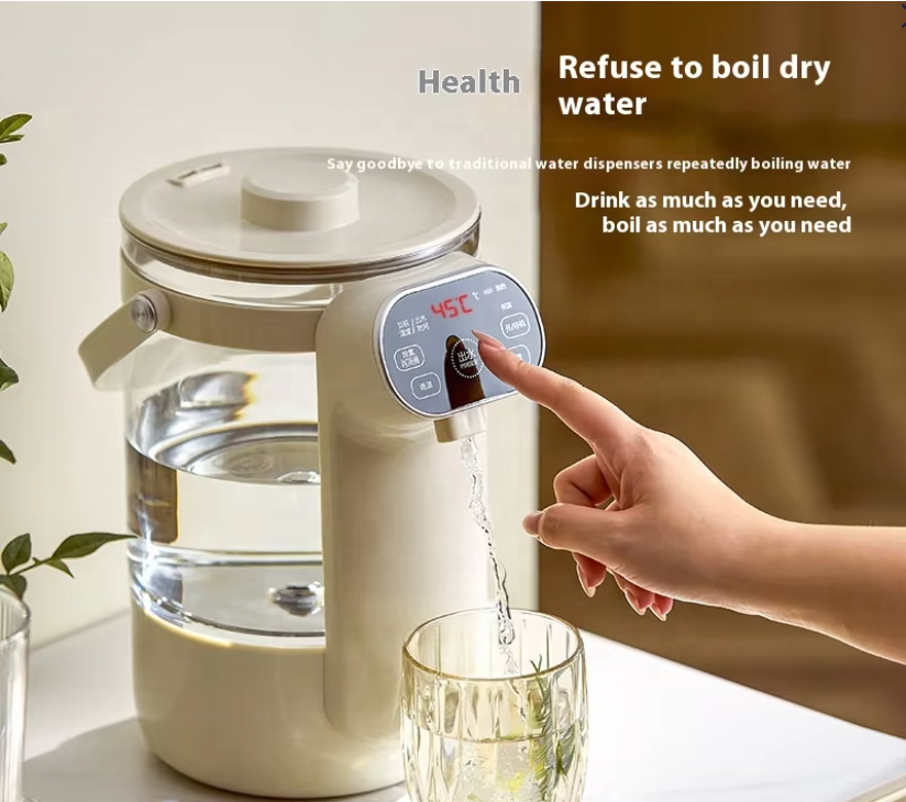 3L Full Automatic Electric Kettle Heat Preservation Temperature Display for Office Household Use 220V Colored Keep Warm Feature
