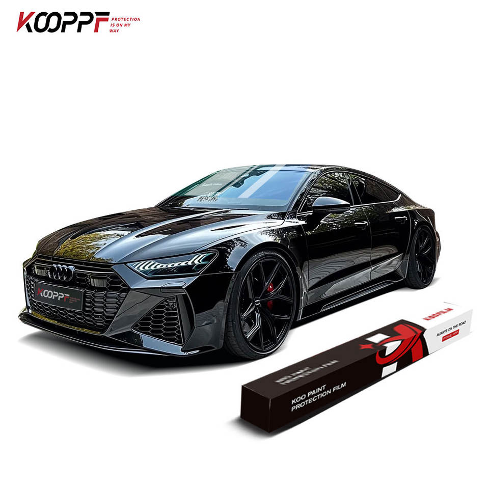 Высокоглянцевая PET-пленка «Жидкий металлик» (Metallic Black)