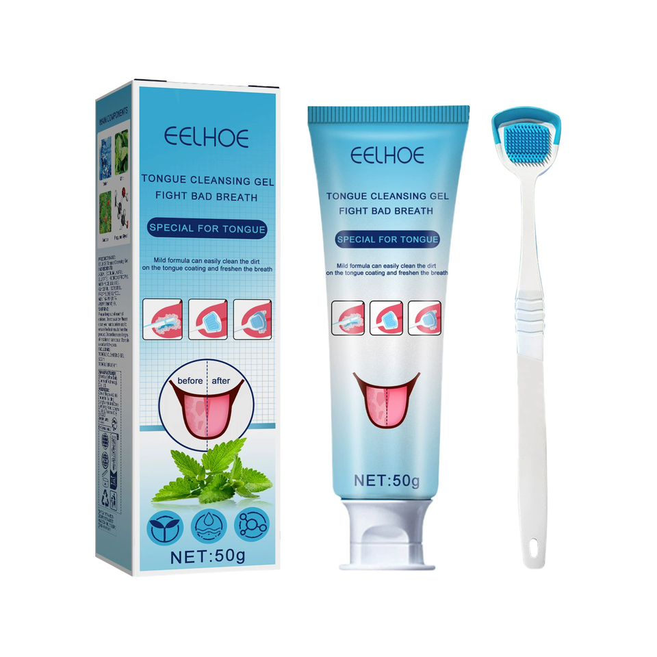 Силиконовая щетка для языка EELHOE