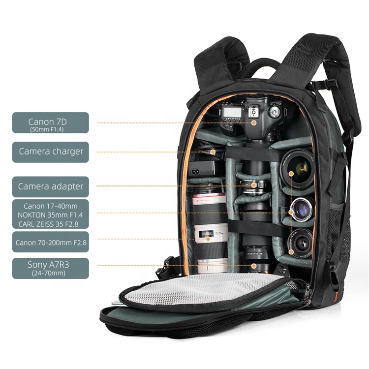 KF Concept Professional Video Camcorder Bag Hard Camera Dslr Bag for canon