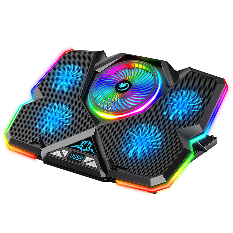 Ноутбук-охладитель с RGB подсветкой 17 дюймов